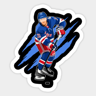 Adam Fox Skates Puck #21 Claw Sticker